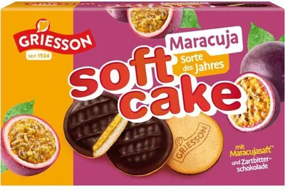 Produktbild von Griesson Soft Cake Maracuja weiches Biskuitgebäck Packung 300g