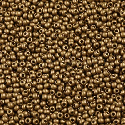50g Rocailles Glasperlen ca. 2,3x1,5mm 1mm Bohrung Perlen Schmuck altmessing