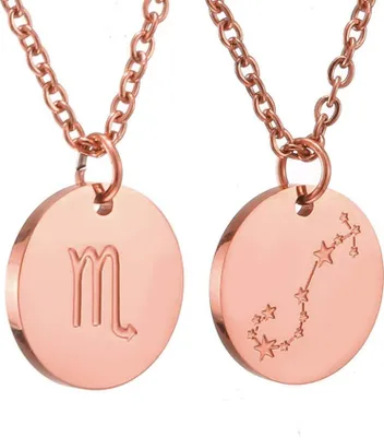 Produktbild von Sternzeichen Kette Skorpion Roségold Horoskop Damen Geburtstagsgeschenk
