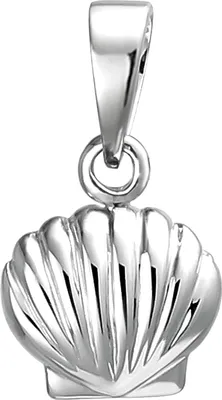 Produktbild von JOBO Kinder Anhänger Muschel 925 Sterling Silber Silberanhänger