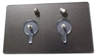 Selbstklebende Haken für Duschkorb, 4 Stück, transparent, stark haftend