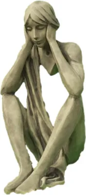 Produktbild von Schöne Figur Tristan Stille perfekt für den Garten die Terrasse oder die Veranda ist Frostfest Witterungsbeständig und Neu 86cm H, V-116045