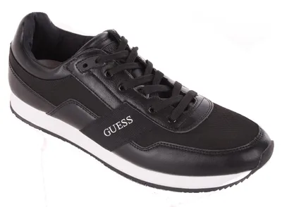 Produktbild von GUESS Herren Schnürschuhe Sneaker Schwarz Gr. 45 #619