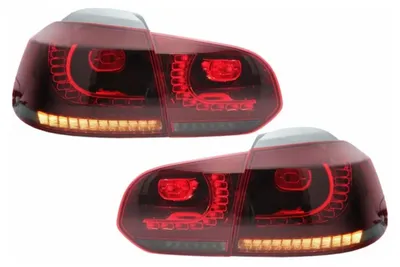 Produktbild von Rückleuchten FullLED für VW Golf 6 08-13 R20Look Rot/Rauch Licht Drehen Statisch.