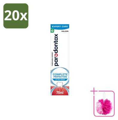 Image de 20 tubes de dentifrice Parodontax Protection Complète Fraîcheur Intense - 75 ml - Pack économique - 20 pièces