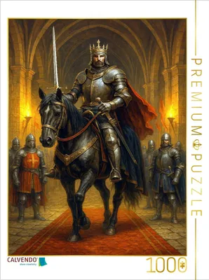 Produktbild von CALVENDO Puzzle König der Ritter | 1000 Teile Lege-Größe 64x48cm Foto-Puzzle für glückliche Stunden