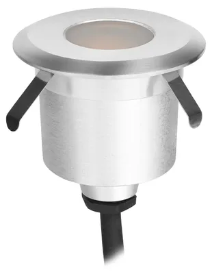 Imagen del producto de Forlight: Foco LED empotrable para exteriores, fabricado en aluminio resistente, con protección IP65-IP67, de 1W, 3000K, 40mm, con control de encendido/apagado, ideal para jardines y caminos.