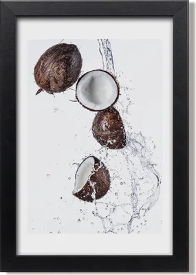 Produktbild von Bild 20x30 MDF-Rahmen, Wandkunst Kokosnuss