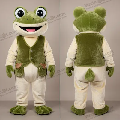 Produktbild von Cremiger MASTICOT Frosch-Maskottchen im XXL-Format