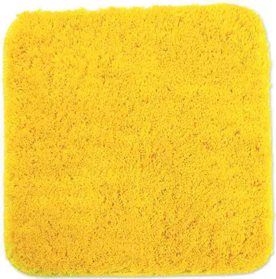 Image de WohnDirect Tapis de bain Florence Jaune 45 x 45 cm