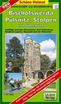 Zdjęcie produktu dla Bischofswerda, Pulsnitz, Stolpen i okolice 1 : 35 000