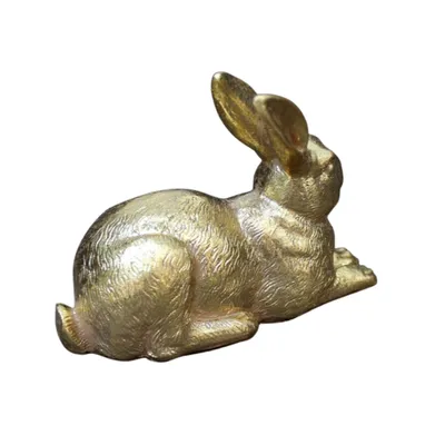 Produktbild von Dekofigur Hase gold groß