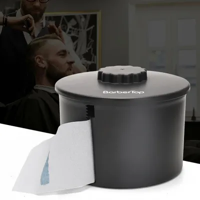 Productafbeelding van Dispenser voor nekstrips - Professionele houder voor kappers, AI-gegenereerde afbeelding