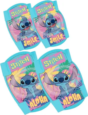 Zdjęcie produktu dla Ochraniacze Na Kolana I Łokcie Ochraniacze Na Rower Rolki Lilo Stitch