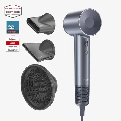 Produktbild von Laifen Swift Special - Hochgeschwindigkeits-Haartrockner (3 Düsen)  Silver Blue