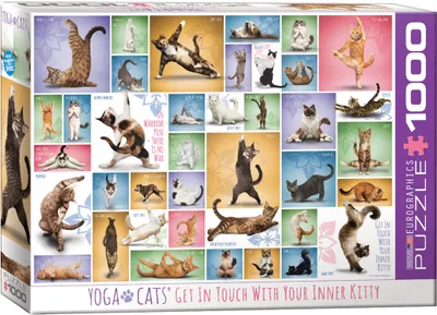 Immagine prodotto di Yoga Cats - Puzzle da 1000 pezzi di dimensioni 68x48 cm