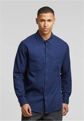 Obrázek produktu pro Pánská košile Urban Classics Flanell Shirt navy - S