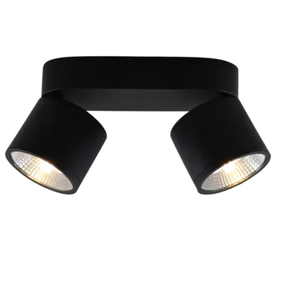 Produktbild von Olucia - THOMAS - Deckenleuchte - Schwarz - 2 Lampen