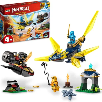 Zdjęcie produktu dla LEGO Ninjago 71798 - Pojedynek między Nyą a małym smokiem Arina
