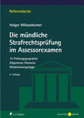 Produktbild von Die mündliche Strafrechtsprüfung im Assessorexamen