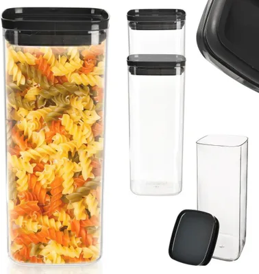 Immagine prodotto di Contenitore da cucina per prodotti sfusi, alimenti, caffè, zucchero, pasta, 2,1 l
