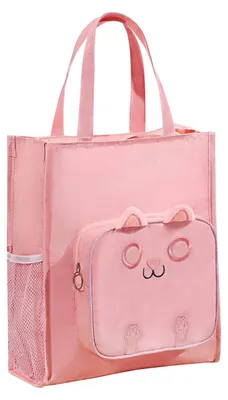 Immagine prodotto di Omgoods - Borsa a forma di gatto per donna, con cerniera e grande capacità, impermeabile