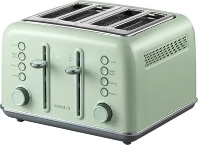 Zdjęcie produktu dla Buydeem DT640E, 4 kaw., Zielony, Stal nierdzewna, Poziom, obrotowy, Retro, 1800 W