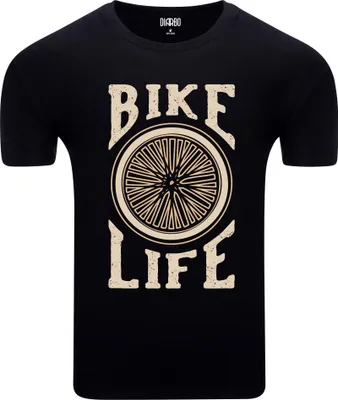 Produktbild von Diarbo Herren T-Shirt mit Fahrradliebhaber Druck Fahrradleben Schwarz Gr.XS