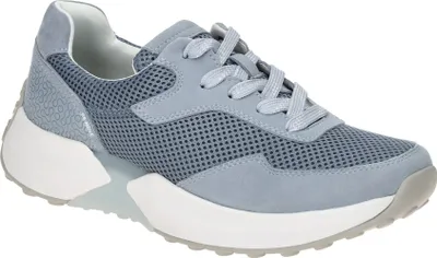 Produktbild von Gabor ROLLINGSOFT Damenschuhe - sportliche Schnür- Halbschuhe blau Freizeit NEU