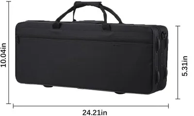 Verstellbarer Schultergurt - Drei Fächer - Tragetasche - 615x255x135mm - Leichtgewicht 1006g - Saxophon-Hülle