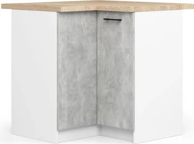 Obrázek produktu pro AKORD Furniture Factory KS0POLIBIABET010, 2 dveře/dveří, 2 police/polic, Bílá, Dvířka s pantem, 16 mm, 460 mm