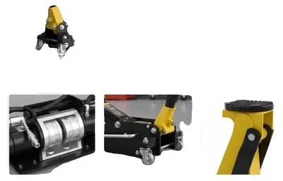 Productafbeelding van Autohefbrug, 1,5 ton draagvermogen, dubbelpomps snelle hefmechanisme, rood