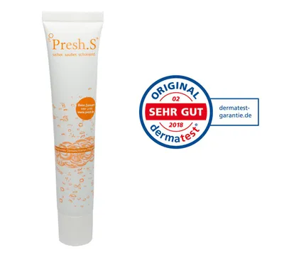 Produktbild von Presh.S Gel, Zahnspangen- und Dentalschienenreiniger, biologisch, Allergie getestet!