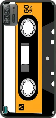Produktbild von König Design Hülle kompatibel mit ZTE Blade A52 Lite Kunststoff Soft Handyhülle - Handy Case Retro Kassette