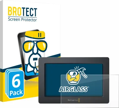 Produktbild von 6x BROTECT Schutzglas für Blackmagic Design Video Assist (5.0) Schutzfolie Panzer Folie Glas Display Schutz klar