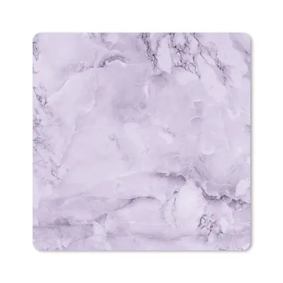 Produktbild von MuchoWow® Mauspad Mousepad Marmor - Adern - Violett 30x30 cm - Mousepads - Maus Mat - Pad - Mausunterlage - Gaming