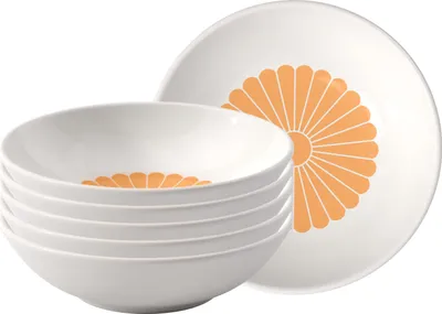 Produktbild von Villeroy & Boch Fleur Couleur Dessertschale ø 13,2 cm 6er Set - Soleil