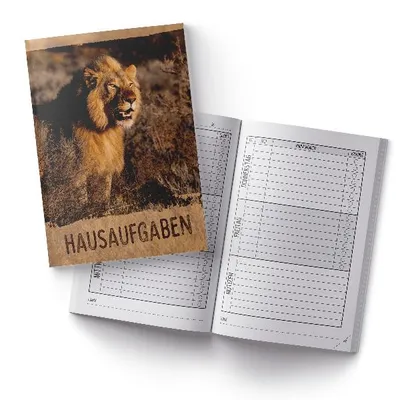 Produktbild von itenga Hausaufgabenheft Löwe (Motiv 30) DIN A5, 96 Seiten