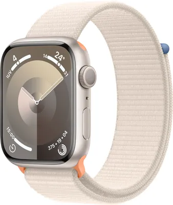 Produktbild von Apple Watch 9 GPS 45mm Alu Polarstern Sport Loop