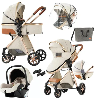 Produktbild von Babyschale, 3-in-1 Design, leicht und tragbar, XV9-WEISS