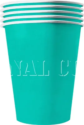 Image de Gobelet américain grand Partydeko 20 pièces turquoise 530 ml - taille unique