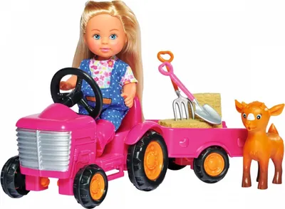 Image de Simba Evi Poupée fermier avec tracteur