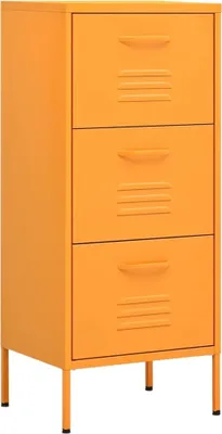 Produktbild von vidaXL Lagerschrank Senfgelb 42,5x35x101,5 cm Stahl