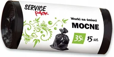 Zdjęcie produktu dla Worki na śmieci SP STRONG LDPE 35 l, 15 sztuk