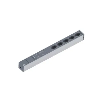 Produktbild von BACHMANN 19" Steckdosenleiste GVS, 5xT13 Buchsen