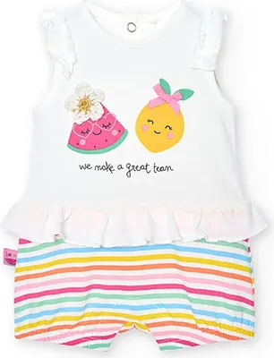 Produktbild von Boboli 148081 Ärmelloser Strampler Mehrfarbig 1 Months Junge Mehrfarbig 1 Months