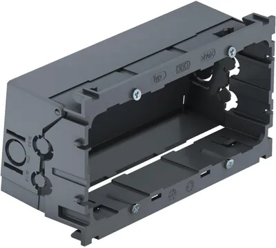 Produktbild von OBO 71GD7-2 Geräteeinbaudose 2fach eisengrau 148x77x58mm 6288608