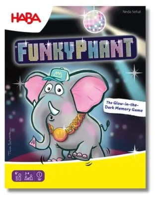 Produktbild von Haba Funkyphant Partyspiel Gedächtnisspiel für Kinder und Familie