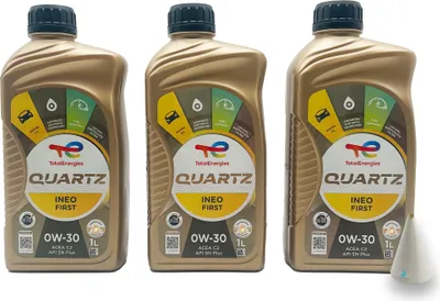 Produktbild von Total Quartz Ineo First 0W-30 | 3 L | B71 2312 B71 2302 | mit Öltrichter