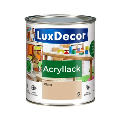 Produktbild von Acryllack 750ml Glanz Holzlack (06) Sandsturm Spielzeug Metall Möbel Lack